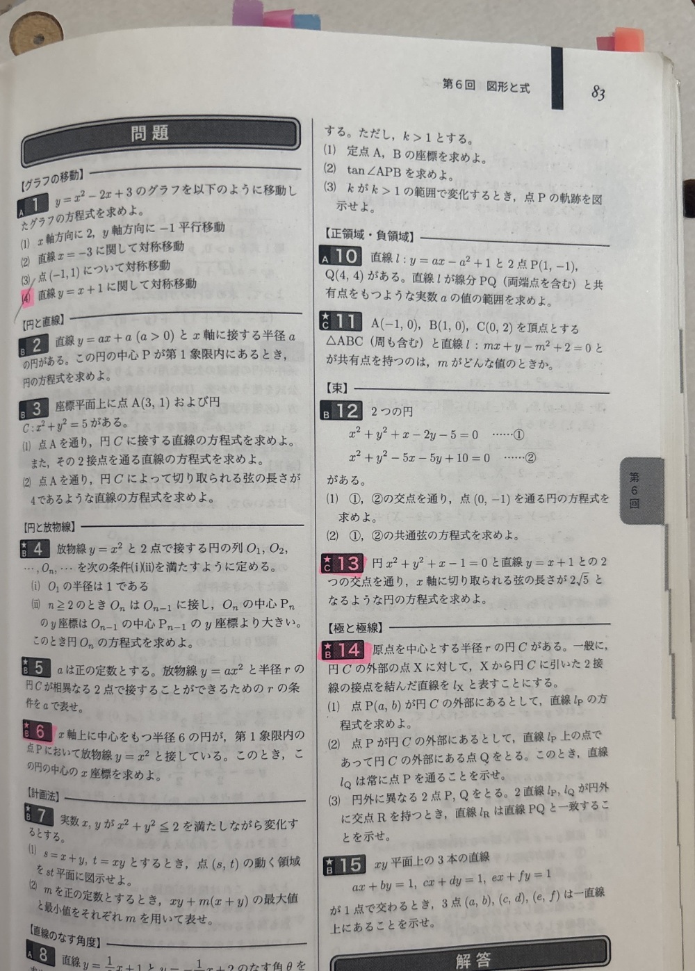 付箋と「別冊化」